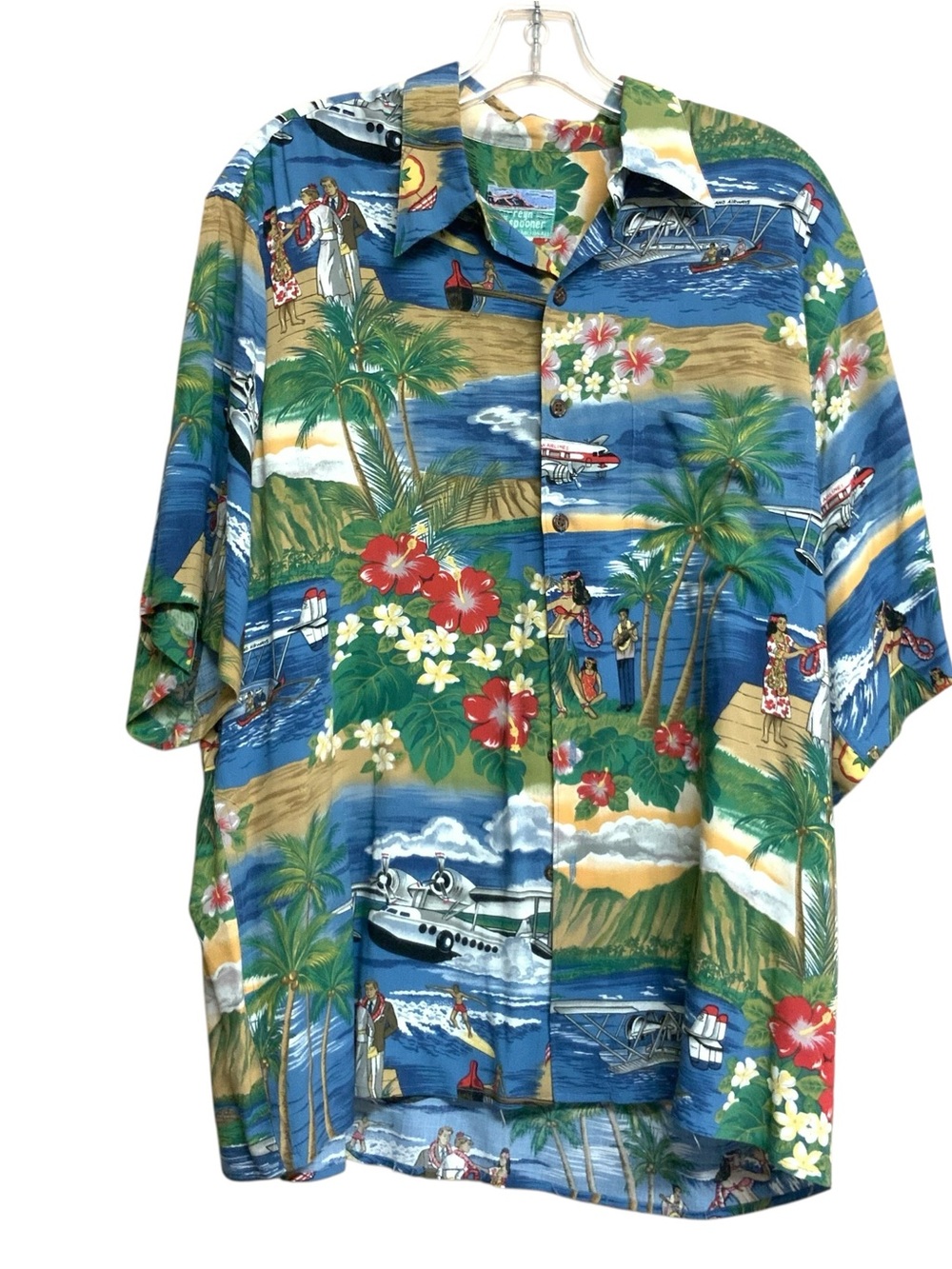 Reyn Spooner Vintage Hawaiian Shirt Large